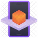 3 D Digital Cube Icon