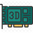 3 D Karte  Symbol