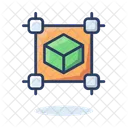 3 D Medal 3 D Cube Cube Icon