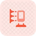 3 D Mobile Printing Process  Icon