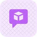 3 D Model Chat  Icon