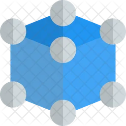 3 D Model Framework Point  Icon
