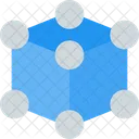 3 D Model Framework Point  Icon