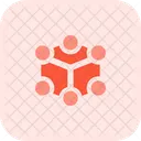 3 D Model Framework Point  Icon