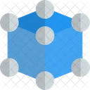 3 D Model Framework Point  Icon