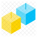 3 D Modeling 3 D Cube 3 D Model Icon