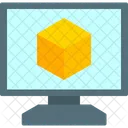 3 D Modeling  Icon