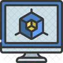 3 D Modelling  Icon