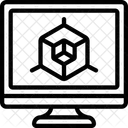 3 D Modelling  Icon