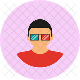 3 D Movie Icon Of Flat Style Available In Svg Png Eps Ai Icon Fonts