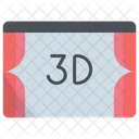 3 D Movie 3 D Film 3 D Cinema Icon
