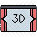 3 D Movie  Icon