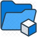 3 D Object Icon