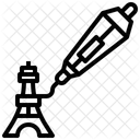 3 D Pen  Symbol