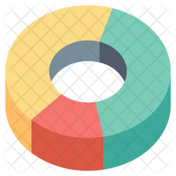 3 D Pie Chart  Icon