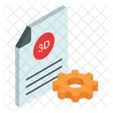 3 D Print  Icon