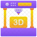 3 D Print  Icon