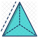 3 D Pyramid Pyramid 3 D Shapes Icon