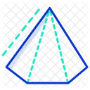 3 D Pyramid  Icon