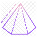 3 D Pyramid Icon