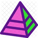 3 D Pyramid  Symbol