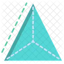 3 D Pyramid  Symbol