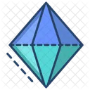 3 D Rectangle Bipyramid Rectangle Bipyramid Rectangle Icon