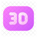 3 D Resolution  Icon