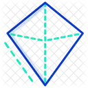 3 D Rhombus  Icon