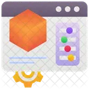 3 D Setting  Icon