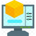 3 D Simulation  Icon