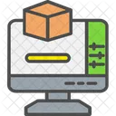 3 D Simulation  Icon