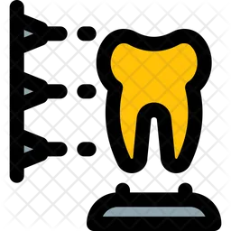3 D Tooth Printing Process  Icon