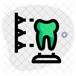 3 D Tooth Printing Process  Icon