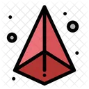 3 D Triangle  Icon