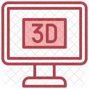 3 D Tv  Icon