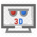 3 D Video  Symbol