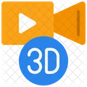 3D-Videografie  Symbol