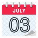 3 de julho  Ícone