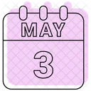 Mayo Calendario Fecha Icon