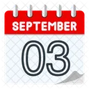 3 de setembro  Ícone