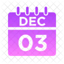 Diciembre Semana Hora Icon