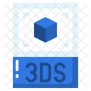 Archivo 3ds  Icono