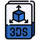 Archivo 3 Ds Extension De Archivo Extension Icono