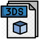 3 Ds File File Folder Icon