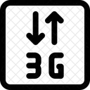 Transferência de dados 3G  Ícone