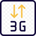 Transferencia de datos 3G  Icono