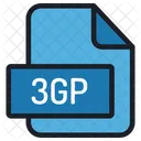 3 Gp File Folder Icon