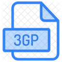 3 Gp File Folder Icon