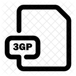 3 Gp File  Icon